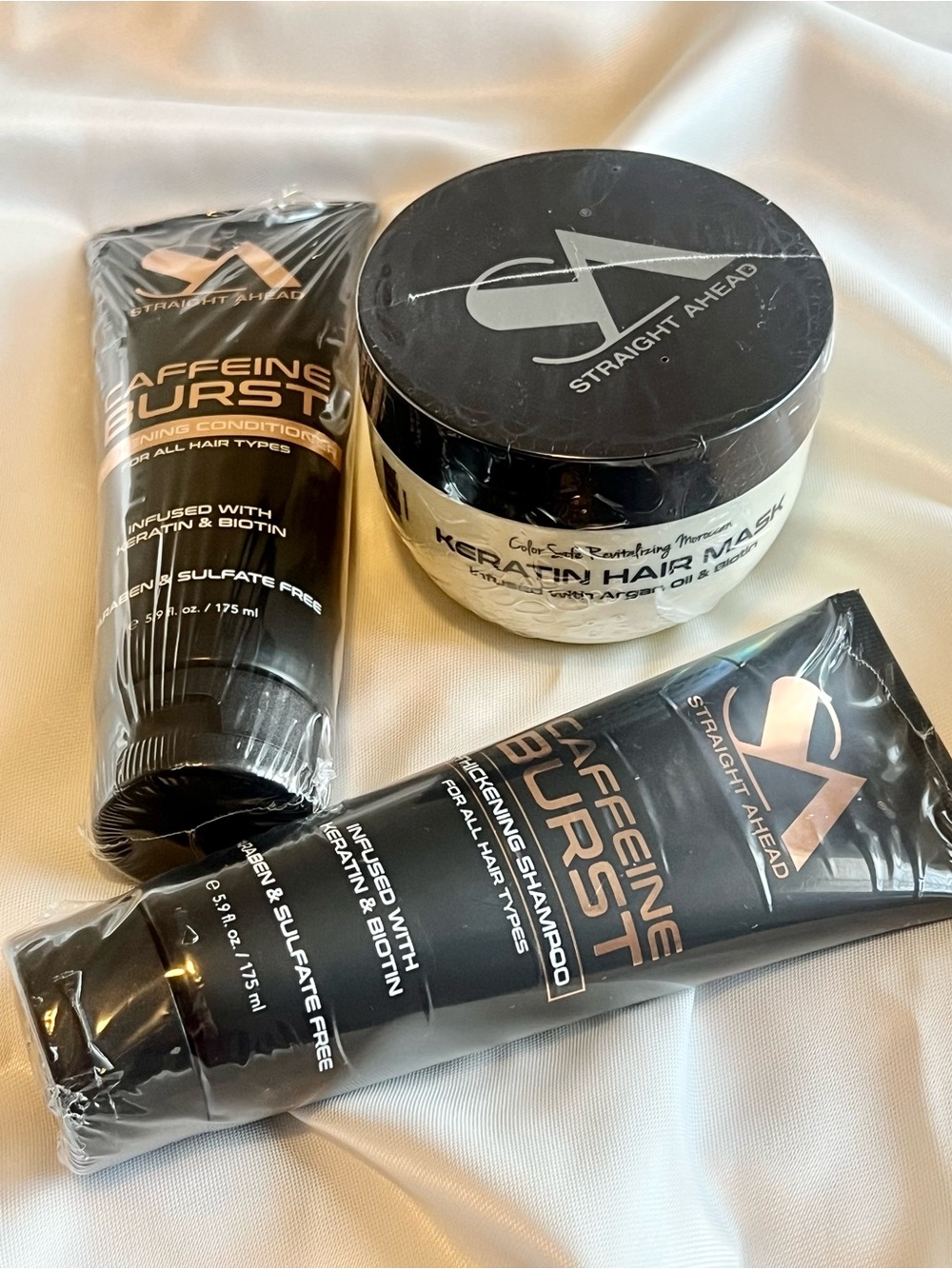 S.A 3 PIECE BUNDLE 

•SHAMPOO
•CONDITIONER
•HAIR MASK